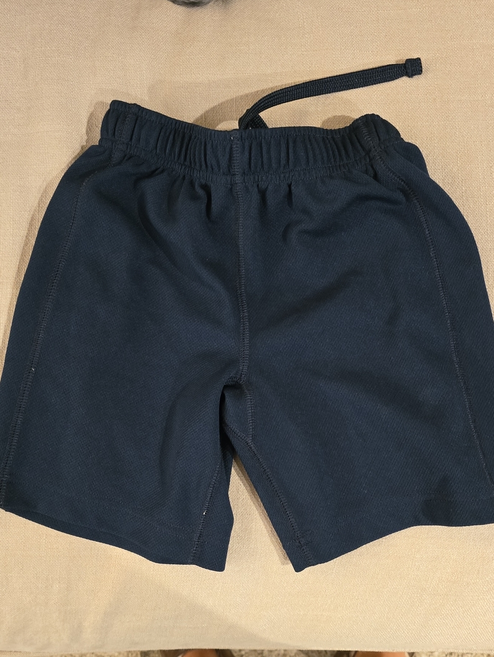 Kids Navy Elastic-Waist Active Shorts